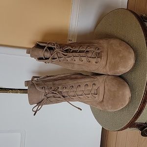 Sam Edelman Suede Lace Up Boots